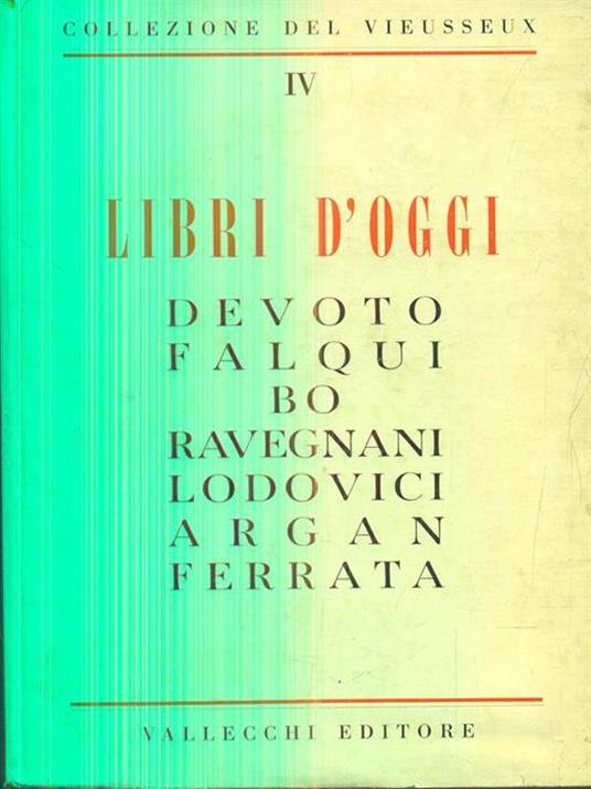 libri d'oggi - copertina