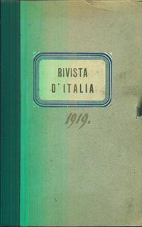 Rivista d'italia. annata completa 1919 - 2