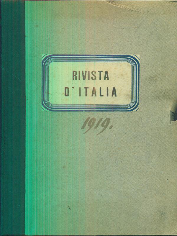 Rivista d'italia. annata completa 1919