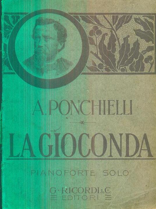 La Gioconda - pianoforte solo - Amilcare Ponchielli - copertina