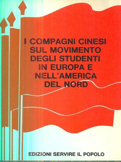 I compagni cinesi sul movimento degli studenti in Europa e nell'America del nord - copertina