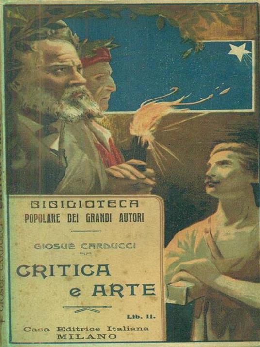 Critica e arte libro II - Giosuè Carducci - copertina
