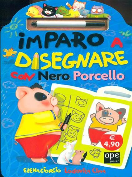 imparo a disegnare con Nero Porcello - copertina
