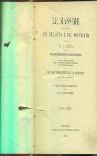 Le massime giornale del registro e del notariato anno XXIV - 1886 - 2