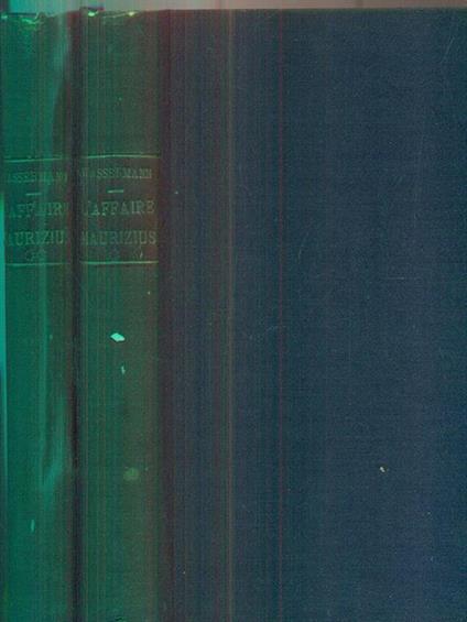 L' affaire Maurizius - Jakob Wassermann - copertina