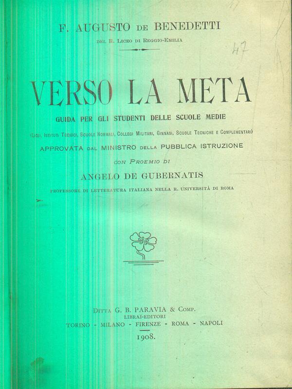 Verso la meta - guida per gli studenti delle scuole medie