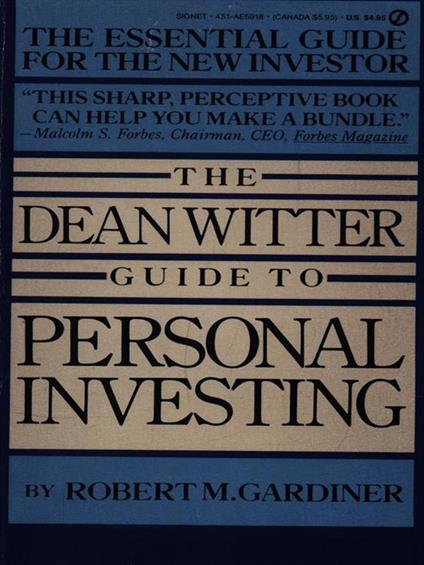 The Dean Witter guide to Personal Investing - copertina