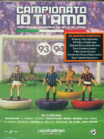 Campionato io ti amo 1993 1994 - dvd - copertina