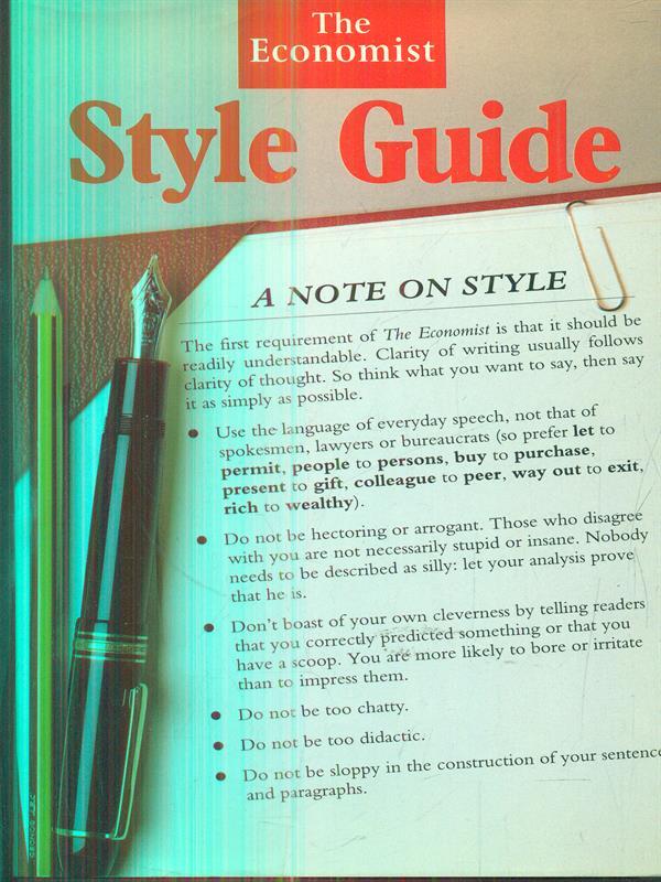 The Economist Style Guide