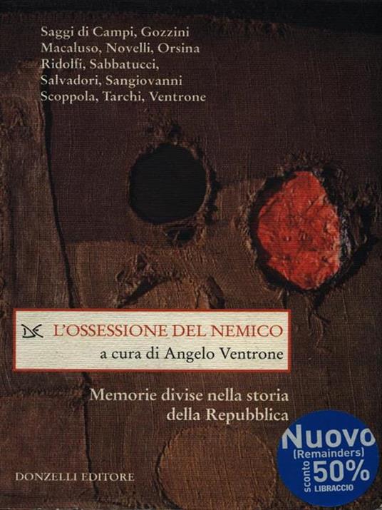 L' ossessione del nemico - Angelo Ventrone - copertina
