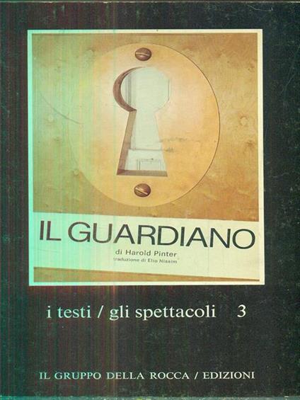 Il guardiano - Harold Pinter - copertina