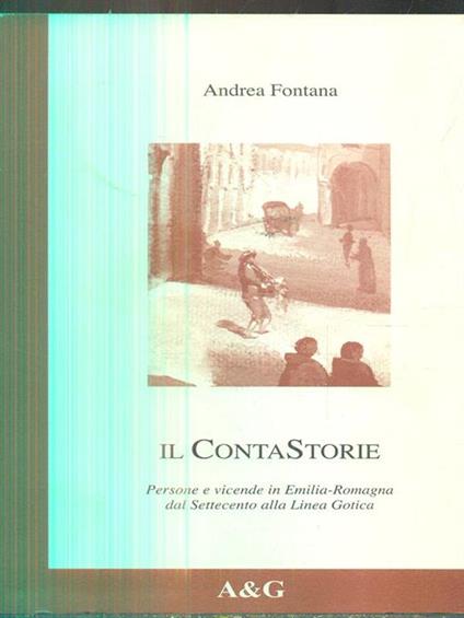 Il contastorie - Andrea Fontana - copertina