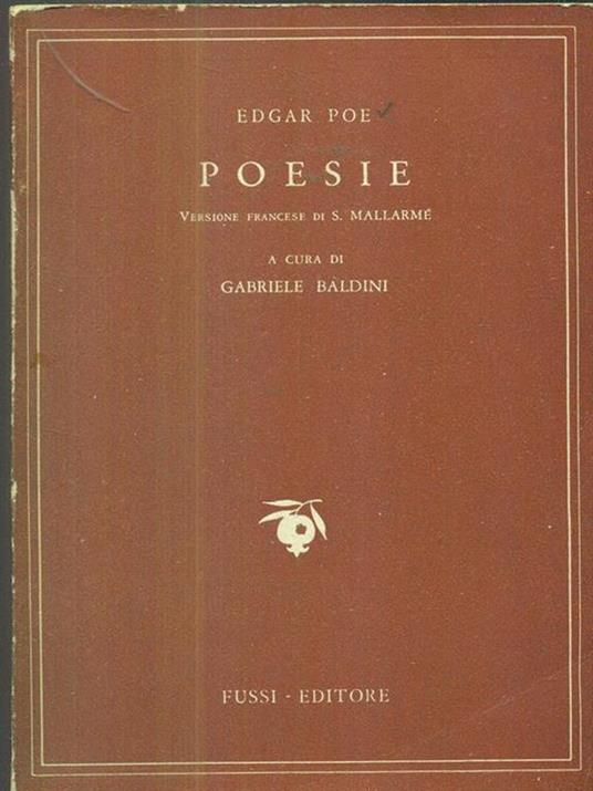 Poesie - Edgar Allan Poe - copertina