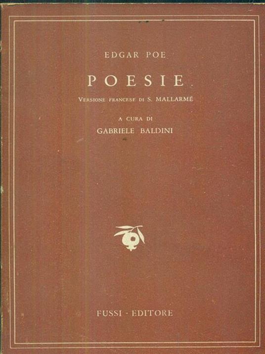Poesie - Edgar Allan Poe - copertina