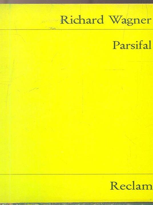 Parsifal - Richard Wagner - copertina
