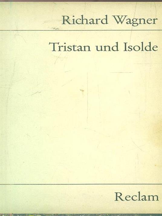 Tristan und Isolde - Richard Wagner - copertina