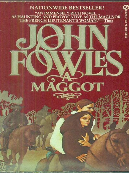 A maggot - John Fowles - copertina