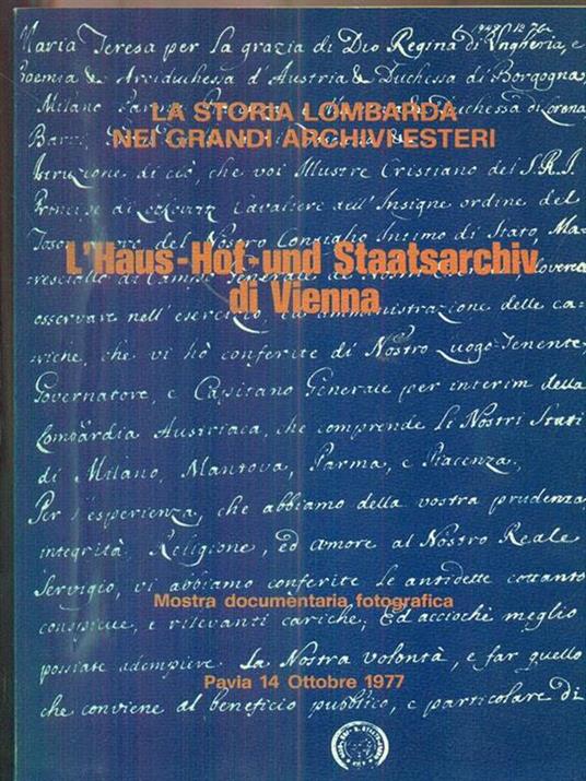 L' Haus-Hof- und Staatsarchiv di Vienna - copertina