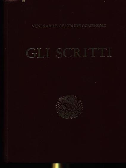 Gli scritti - Gertrude Commensoli - copertina