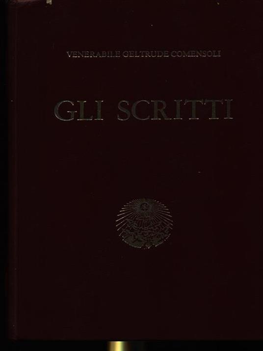 Gli scritti - Gertrude Commensoli - copertina