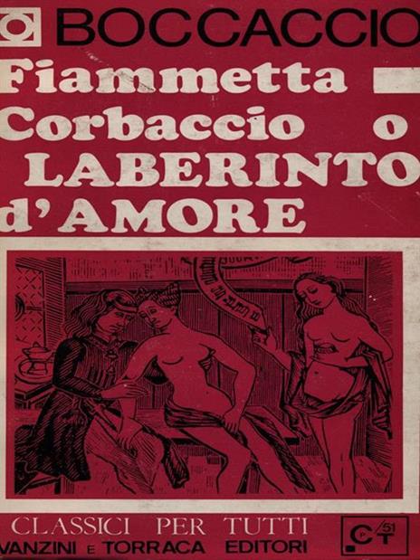 Fiammetta Laberinto d'amore - Giovanni Boccaccio - copertina