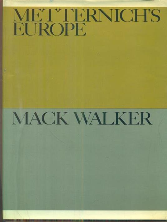 Metternich's europe - Mort Walker - copertina