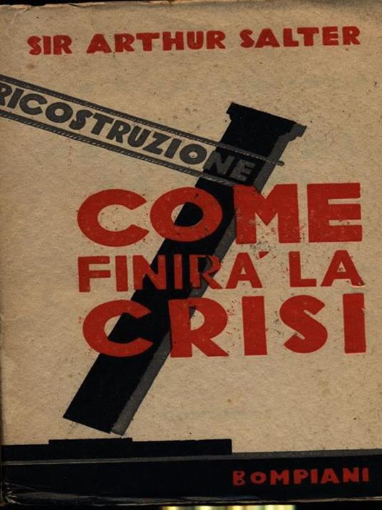Come finirà la crisi - copertina