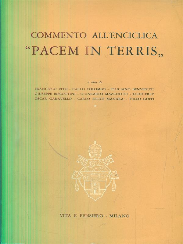 Commento all'enciclica Pacem in terris