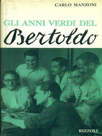 Gli anni verdi del Bertoldo - Carlo Manzoni - copertina