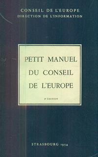Petit manuel du conseil de l'Europe - 2