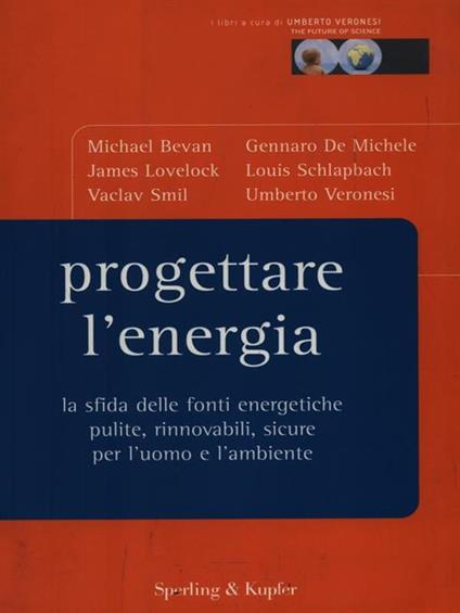 Progettare l'energia - copertina