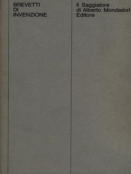 Brevetti di invenzione - copertina