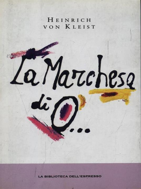 La Marchesa - Heinrich von Kleist - copertina