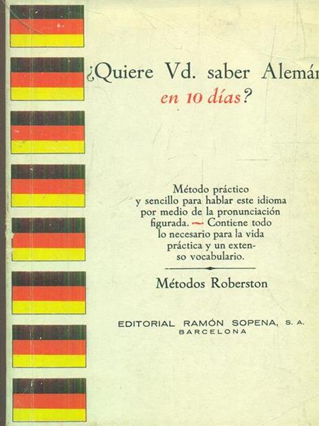 Quiere vd saber aleman? en 10 dias? - copertina