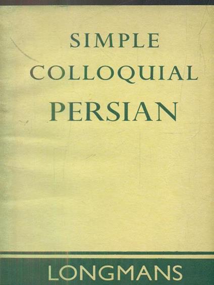 simple colloquial persian - copertina
