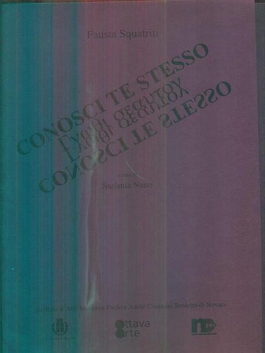 Conosci te stesso - Fausta Squatriti - copertina