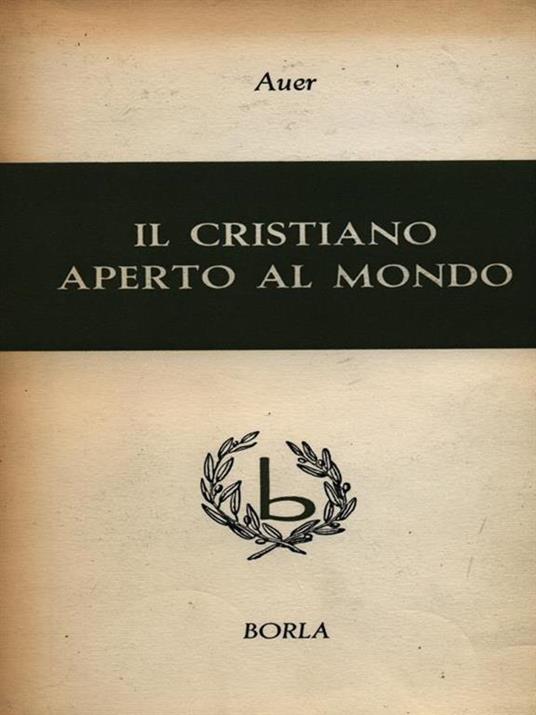 Il cristiano aperto al mondo - copertina