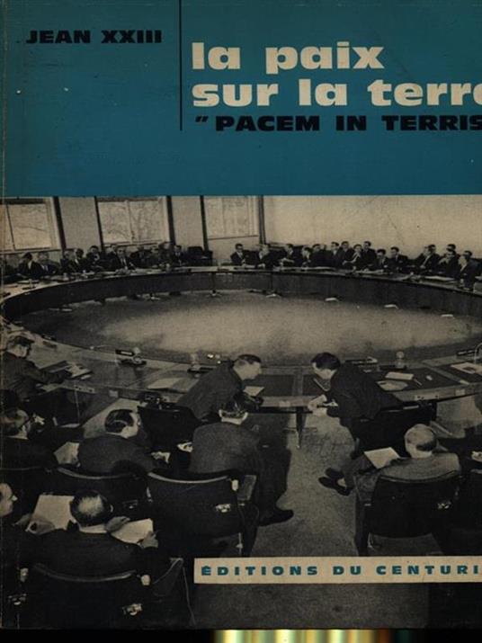 Pacem in Terris - Giovanni XXIII - copertina