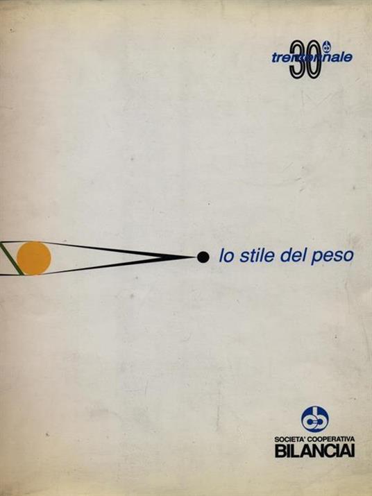 Lo stile del peso - copertina
