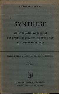 Synthese volume 31 n. 2 August 1975 - 2