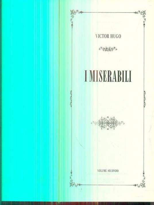 I miserabili vol secondo - Victor Hugo - copertina