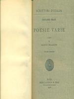 Poesie varie vol I-II