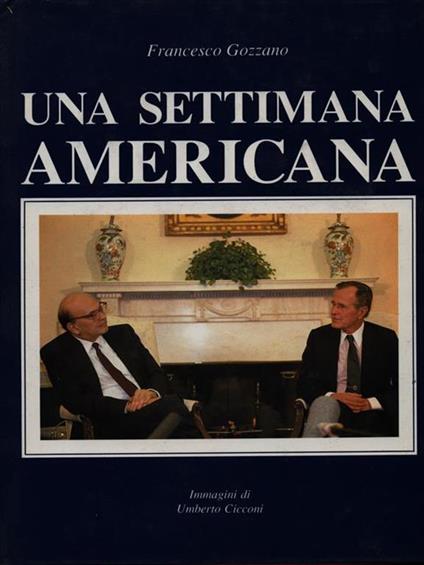 Una settimana americana - Francesco Gozzano - copertina