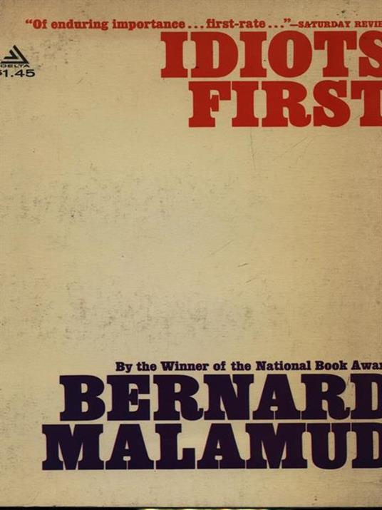 Idiots first - Bernard Malamud - copertina