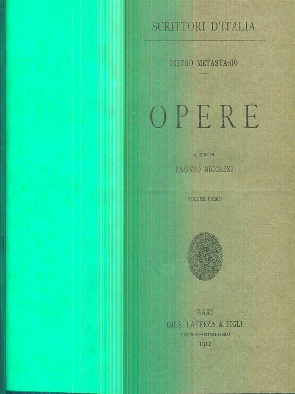 Opere vol I