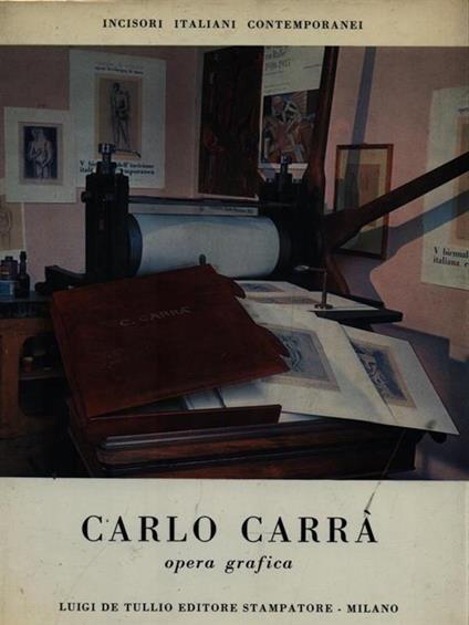Carlo Carrà opera grafica - copertina