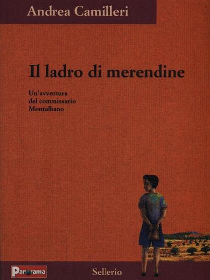 Il ladro di merendine - Andrea Camilleri - copertina