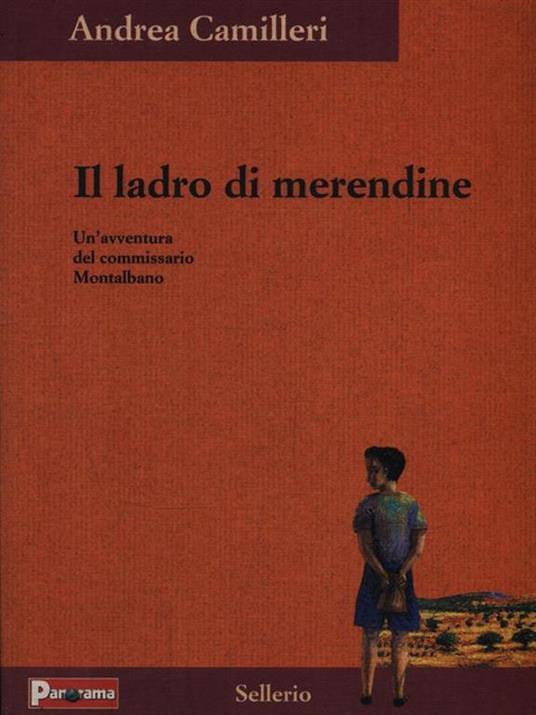 Il ladro di merendine - Andrea Camilleri - copertina