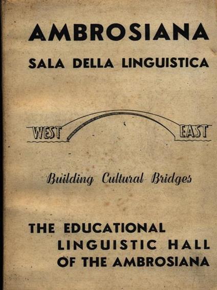 Ambrosiana sala della linguistica - copertina