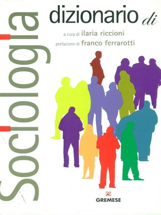 Dizionario di sociologia - copertina